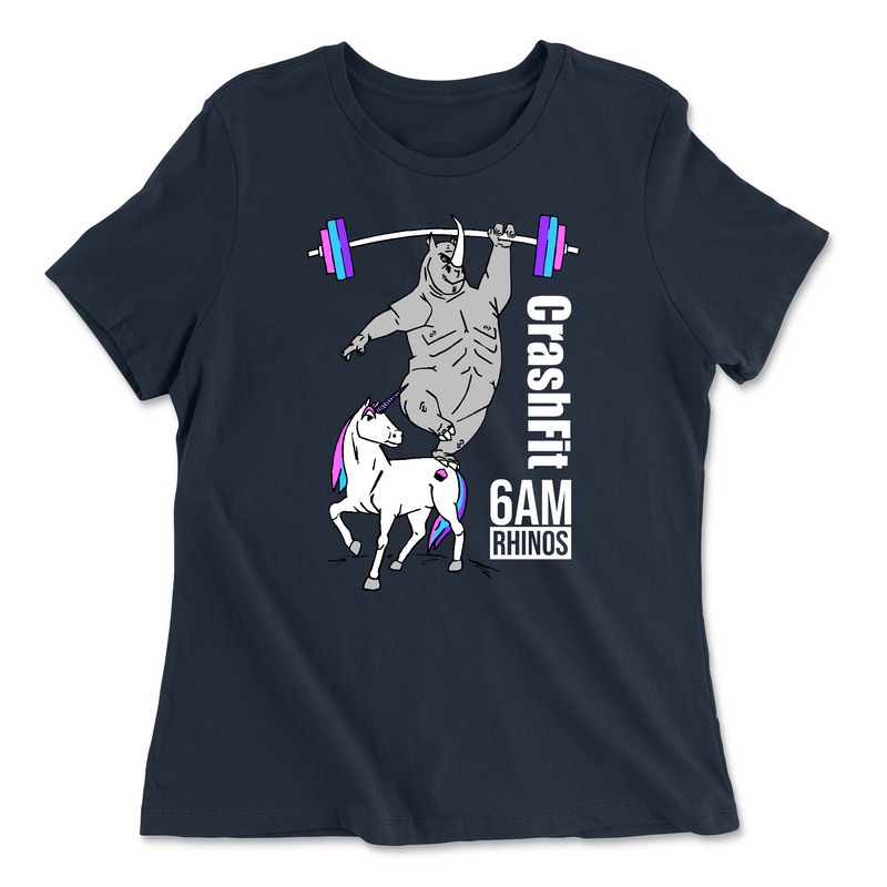 CrossFit Loft 6AM Rhino Womens - Relaxed Jersey T-Shirt
