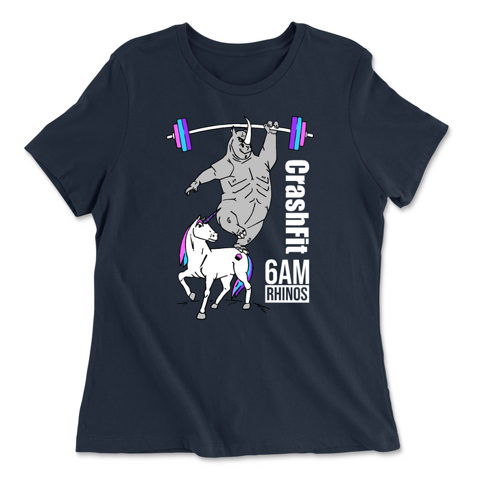 CrossFit Loft 6AM Rhino Womens - Relaxed Jersey T-Shirt