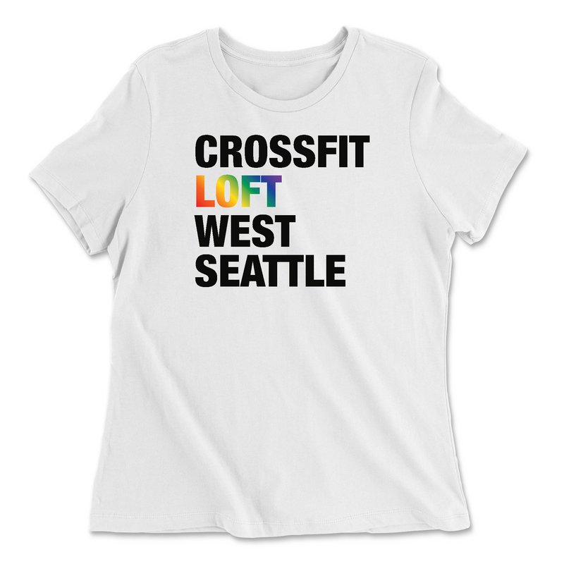 CrossFit Loft Rainbow Womens - Relaxed Jersey T-Shirt