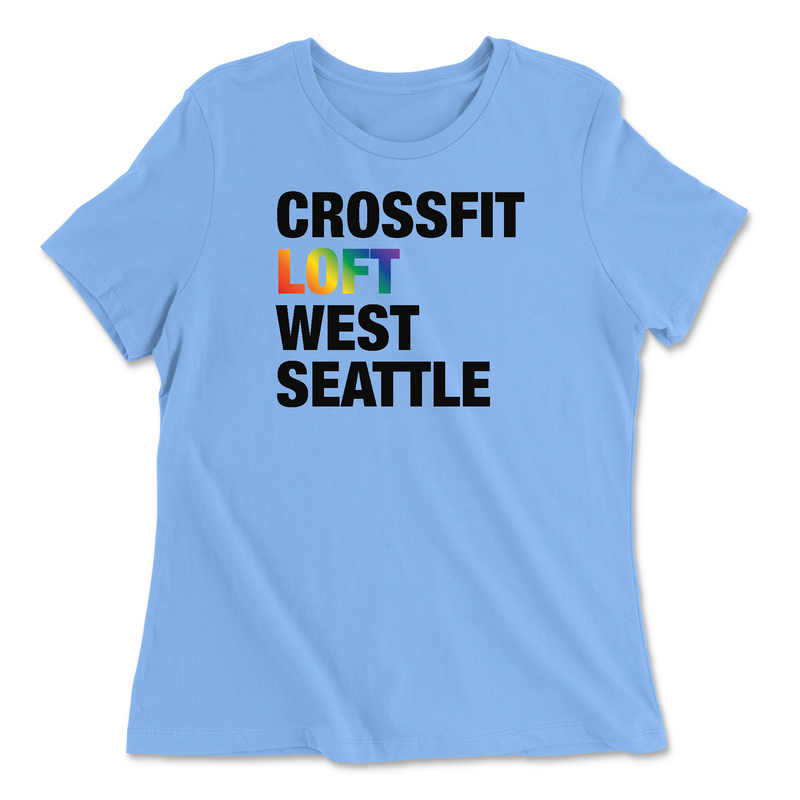 CrossFit Loft Rainbow Womens - Relaxed Jersey T-Shirt