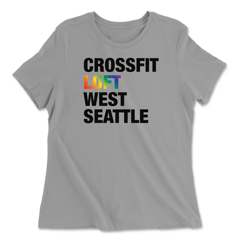 CrossFit Loft Rainbow Womens - Relaxed Jersey T-Shirt