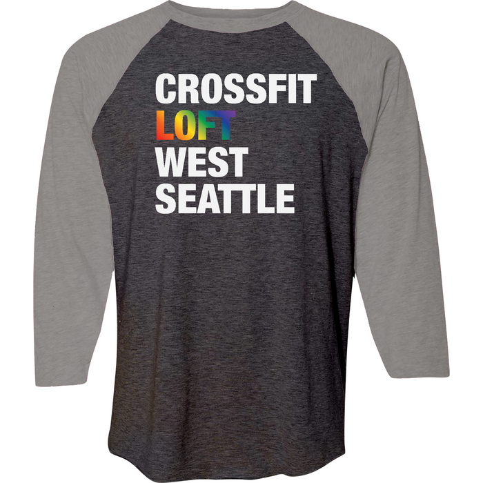CrossFit Loft Rainbow Mens - 3/4 Sleeve