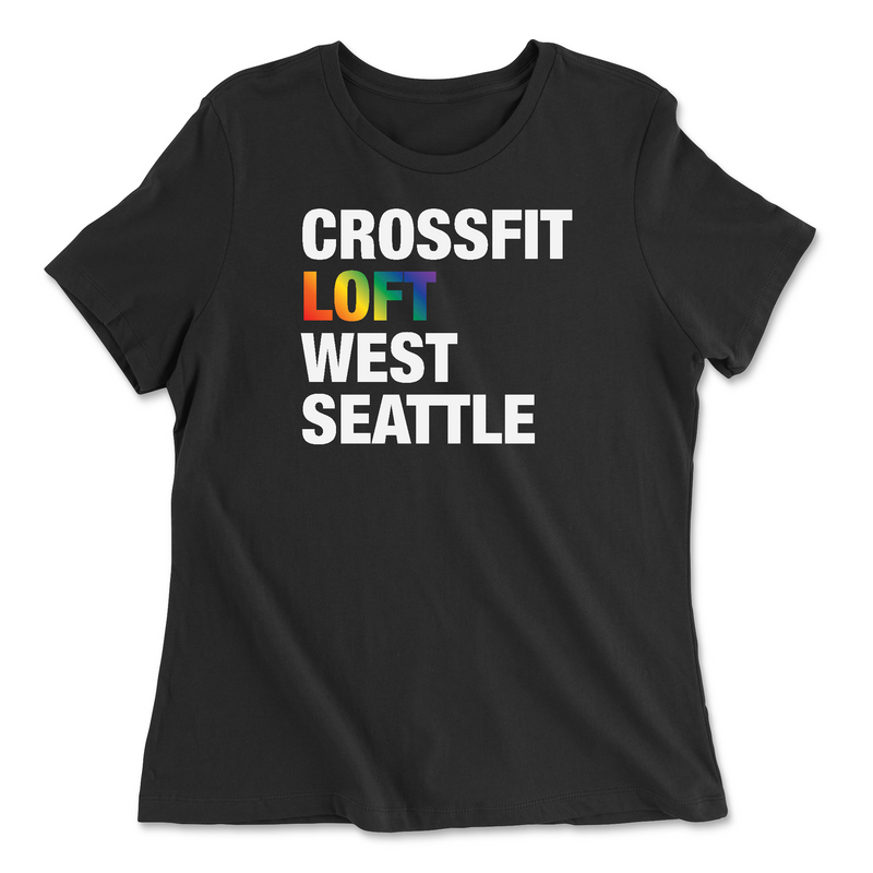 CrossFit Loft Rainbow Womens - Relaxed Jersey T-Shirt