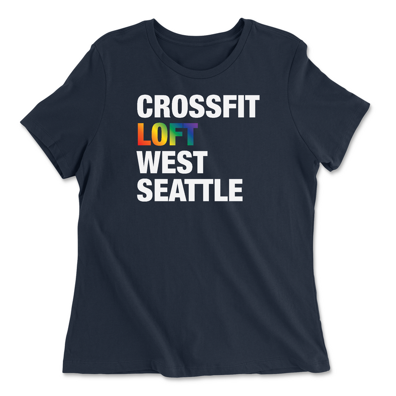 CrossFit Loft Rainbow Womens - Relaxed Jersey T-Shirt