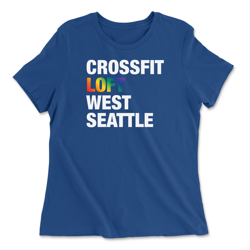 CrossFit Loft Rainbow Womens - Relaxed Jersey T-Shirt