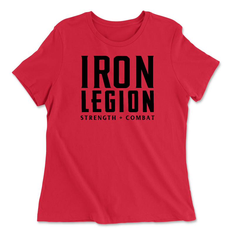 CrossFit Iron Legion Stacked Womens - Relaxed Jersey T-Shirt