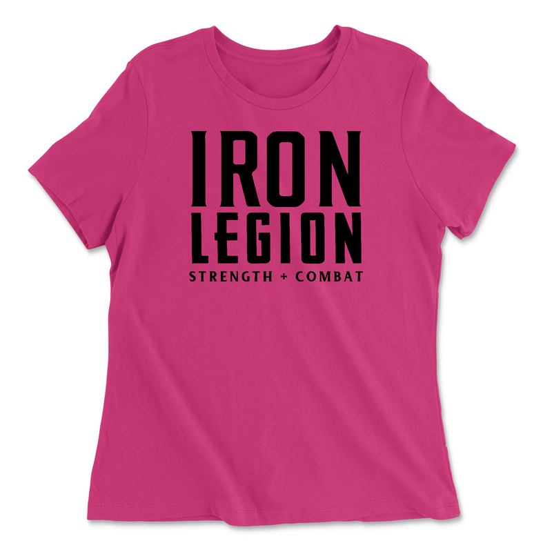 CrossFit Iron Legion Stacked Womens - Relaxed Jersey T-Shirt