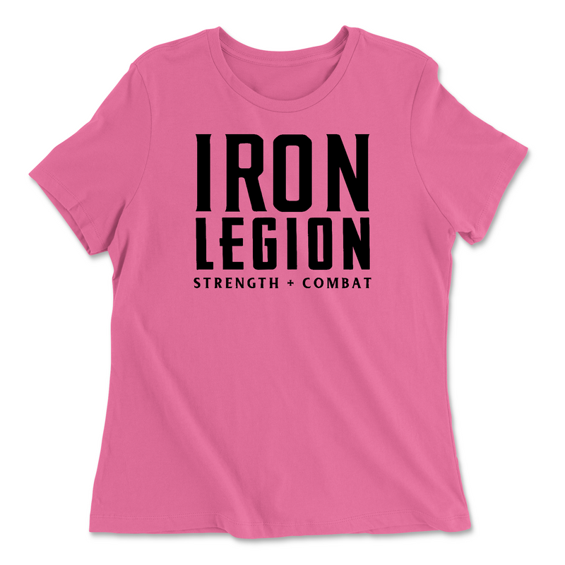 CrossFit Iron Legion Stacked Womens - Relaxed Jersey T-Shirt