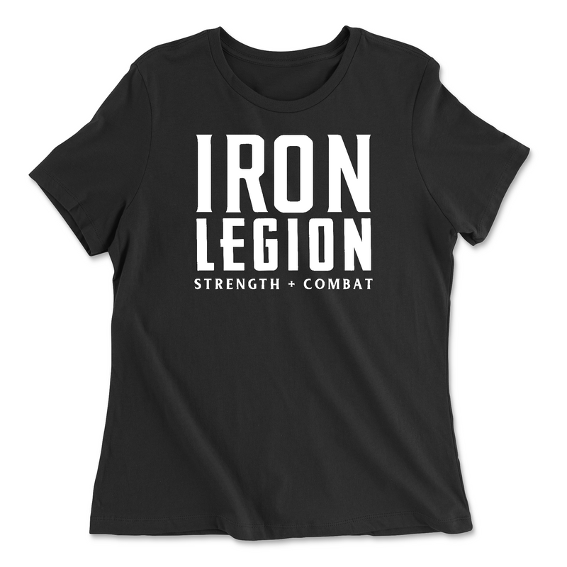 CrossFit Iron Legion Stacked Womens - Relaxed Jersey T-Shirt