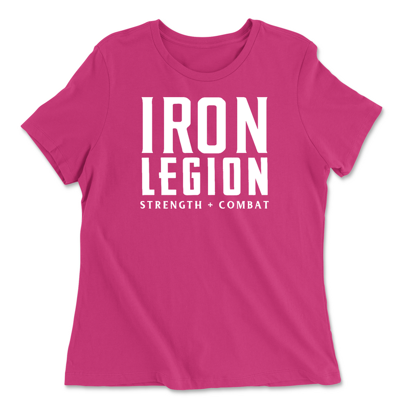 CrossFit Iron Legion Stacked Womens - Relaxed Jersey T-Shirt