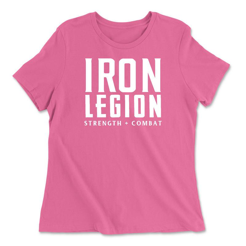 CrossFit Iron Legion Stacked Womens - Relaxed Jersey T-Shirt