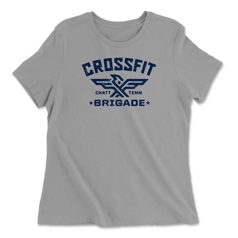 CrossFit Brigade Navy Womens - Relaxed Jersey T-Shirt