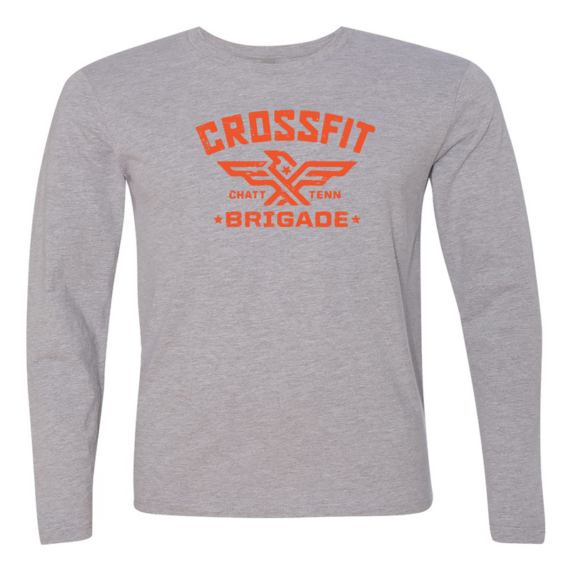 CrossFit Brigade Orange Mens - Long Sleeve