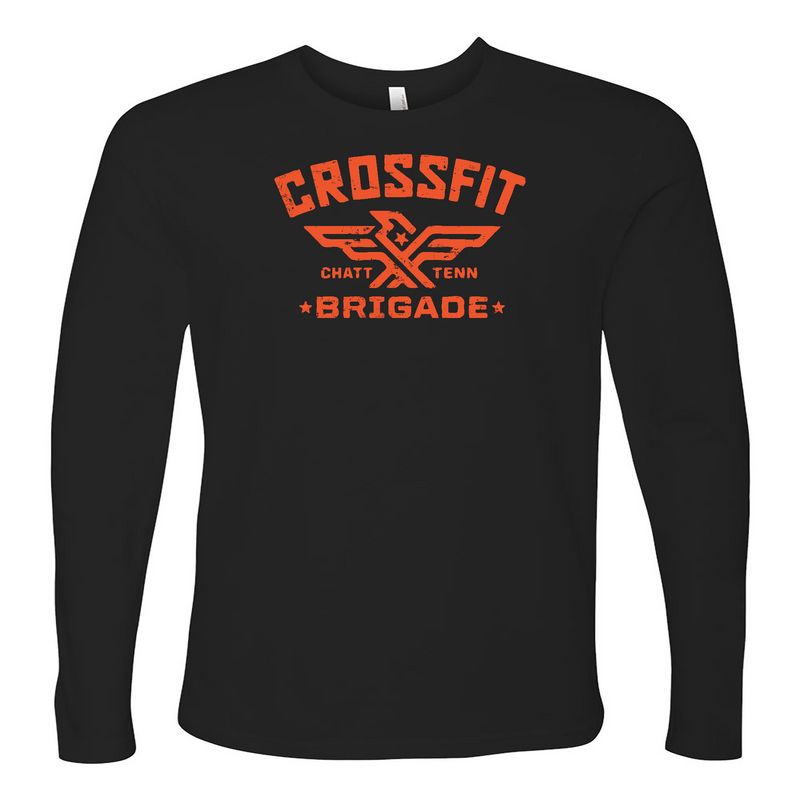 CrossFit Brigade Orange Mens - Long Sleeve