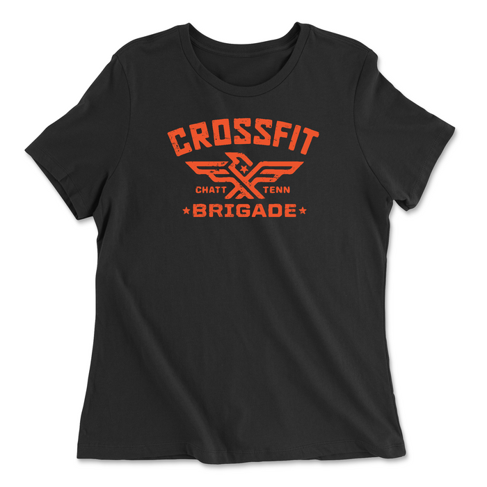 CrossFit Brigade Orange Womens - Relaxed Jersey T-Shirt