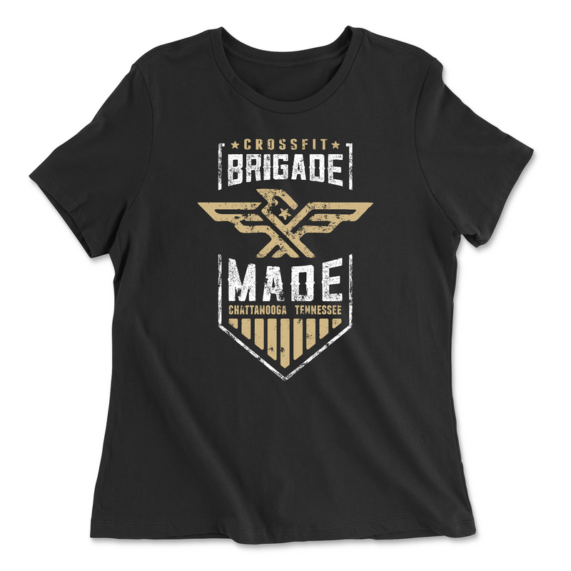 CrossFit Brigade Bridage Made Gold Womens - Relaxed Jersey T-Shirt
