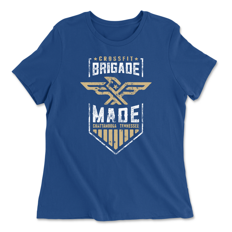 CrossFit Brigade Bridage Made Gold Womens - Relaxed Jersey T-Shirt