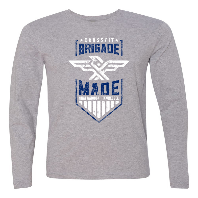 CrossFit Brigade Bridage Made Blue Mens - Long Sleeve