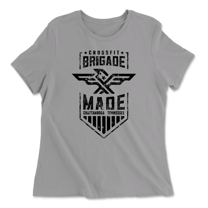 CrossFit Brigade Bridage Made One Color Womens - Relaxed Jersey T-Shirt