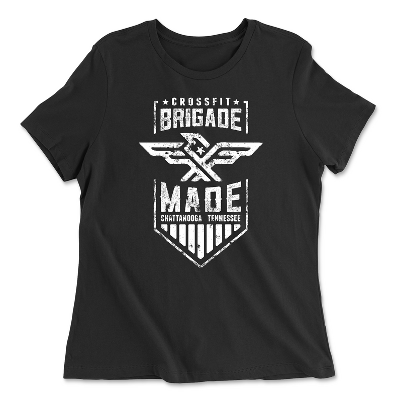CrossFit Brigade Bridage Made One Color Womens - Relaxed Jersey T-Shirt