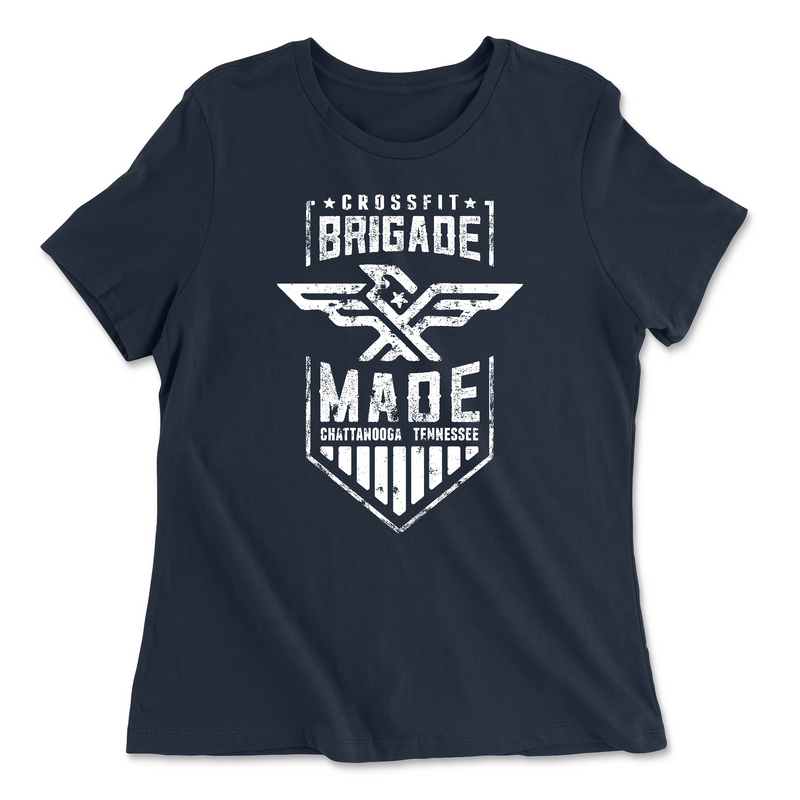 CrossFit Brigade Bridage Made One Color Womens - Relaxed Jersey T-Shirt