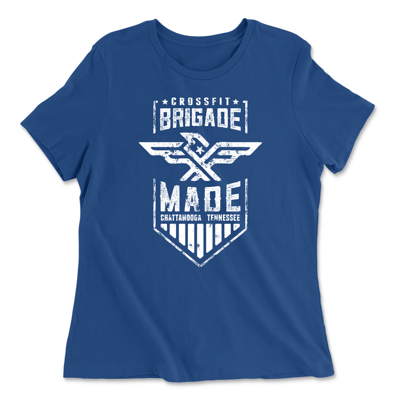 CrossFit Brigade Bridage Made One Color Womens - Relaxed Jersey T-Shirt