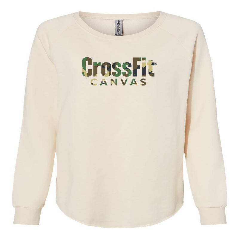 CrossFit Canvas Camo 2 Womens - CrewNeck