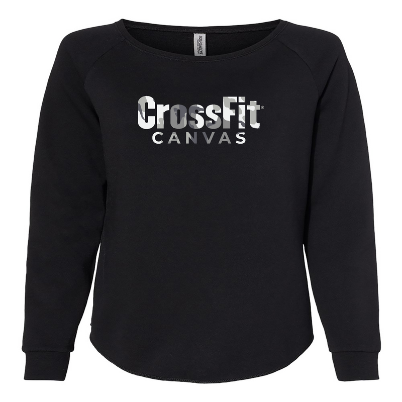 CrossFit Canvas Camo 3 Womens - CrewNeck