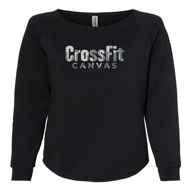 CrossFit Canvas Camo 4 Womens - CrewNeck