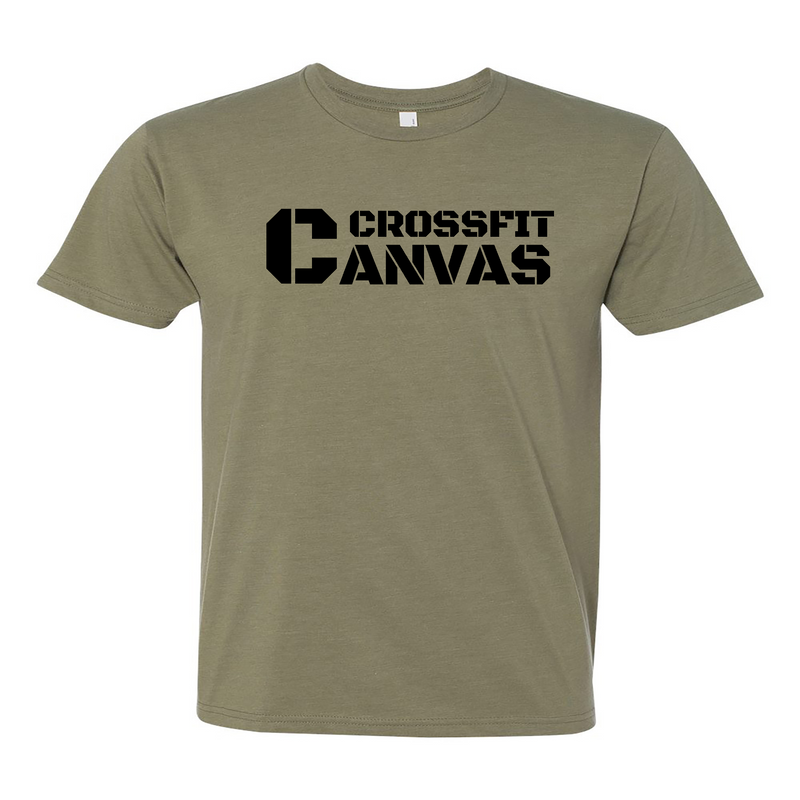 CrossFit Canvas Flag Mens - T-Shirt
