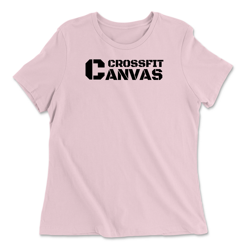 CrossFit Canvas Flag Womens - Relaxed Jersey T-Shirt