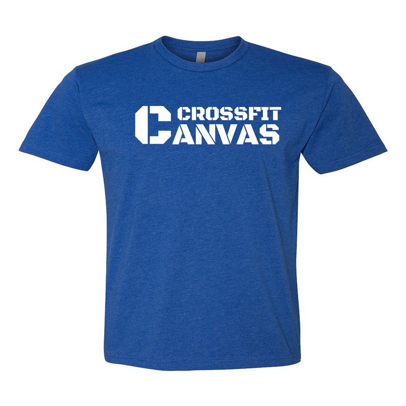 CrossFit Canvas Flag Mens - T-Shirt