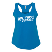 Womens 2X-Large TURQUOSE Tank Top (Front Print Only)