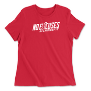 Womens 2X-Large RED Relaxed Jersey T-Shirt