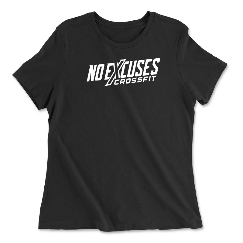 Womens 2X-Large BLACK Relaxed Jersey T-Shirt