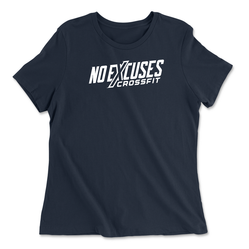 Womens 2X-Large NAVY Relaxed Jersey T-Shirt