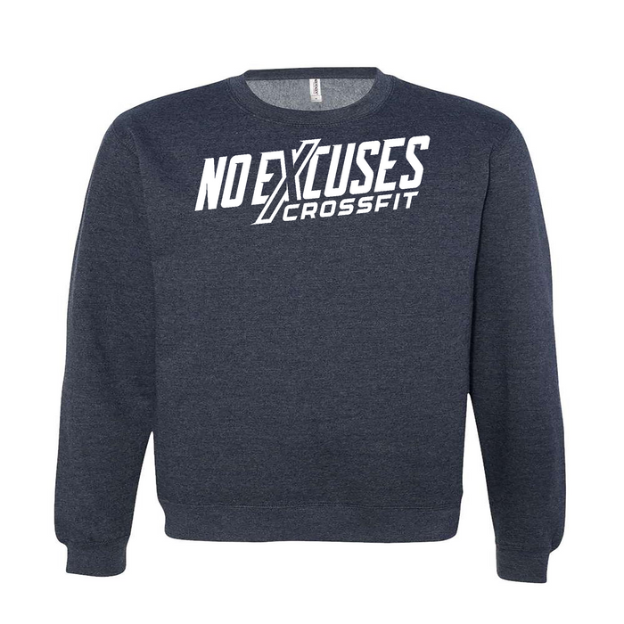 Mens 2X-Large CLASSIC_NAVY_HEATHER Midweight Sweatshirt