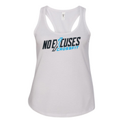 Womens 2X-Large WHITE Tank Top (Front Print Only)