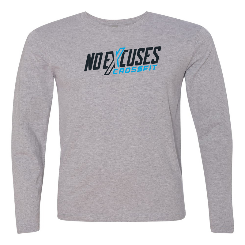 Mens 2X-Large HEATHER_GRAY Long Sleeve