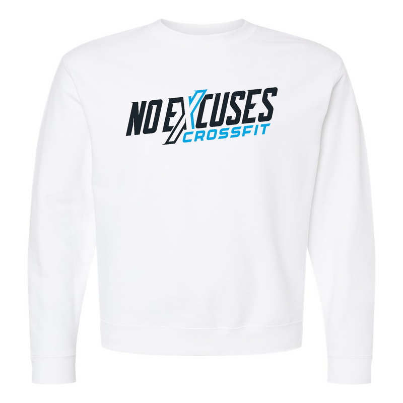 Mens 2X-Large WHITE Midweight Sweatshirt