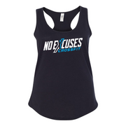 Womens 2X-Large BLACK Tank Top (Front Print Only)