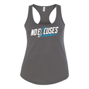 Womens 2X-Large DARK_GRAY Tank Top (Front Print Only)