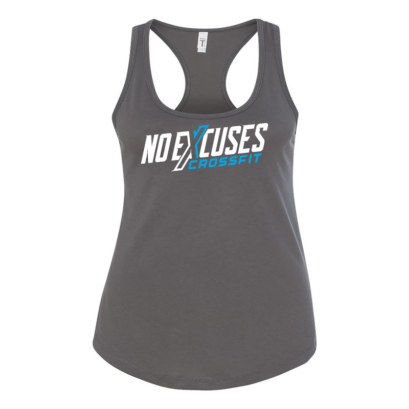 Womens 2X-Large DARK_GRAY Tank Top (Front Print Only)