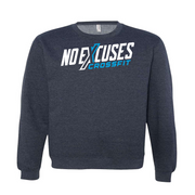 Mens 2X-Large CLASSIC_NAVY_HEATHER Midweight Sweatshirt