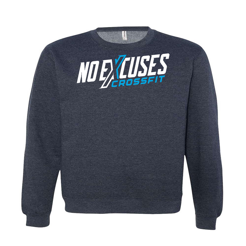Mens 2X-Large CLASSIC_NAVY_HEATHER Midweight Sweatshirt