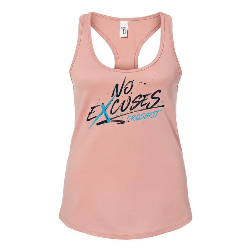 Womens 2X-Large DESERT_PINK Tank Top (Front Print Only)