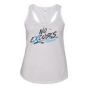 Womens 2X-Large WHITE Tank Top (Front Print Only)