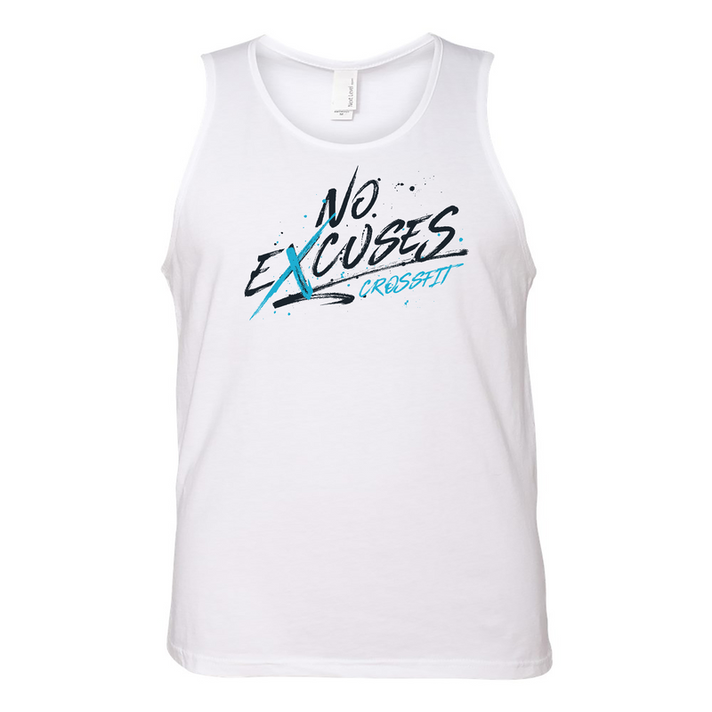 Mens 2X-Large WHITE Tank Top