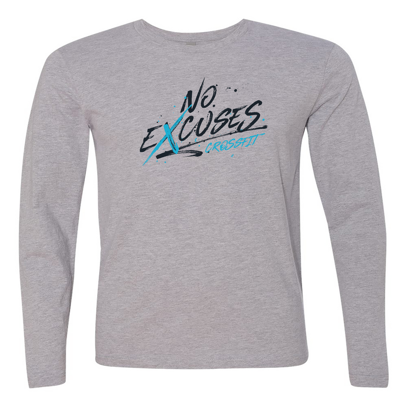 Mens 2X-Large HEATHER_GRAY Long Sleeve