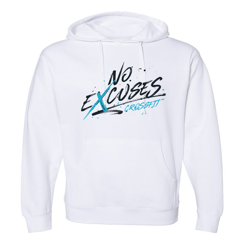 Mens 2X-Large WHITE Hoodie